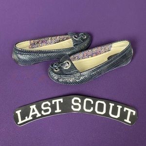 Sperry Top-Sider SnakeSkin Leather Loafers Sz 6